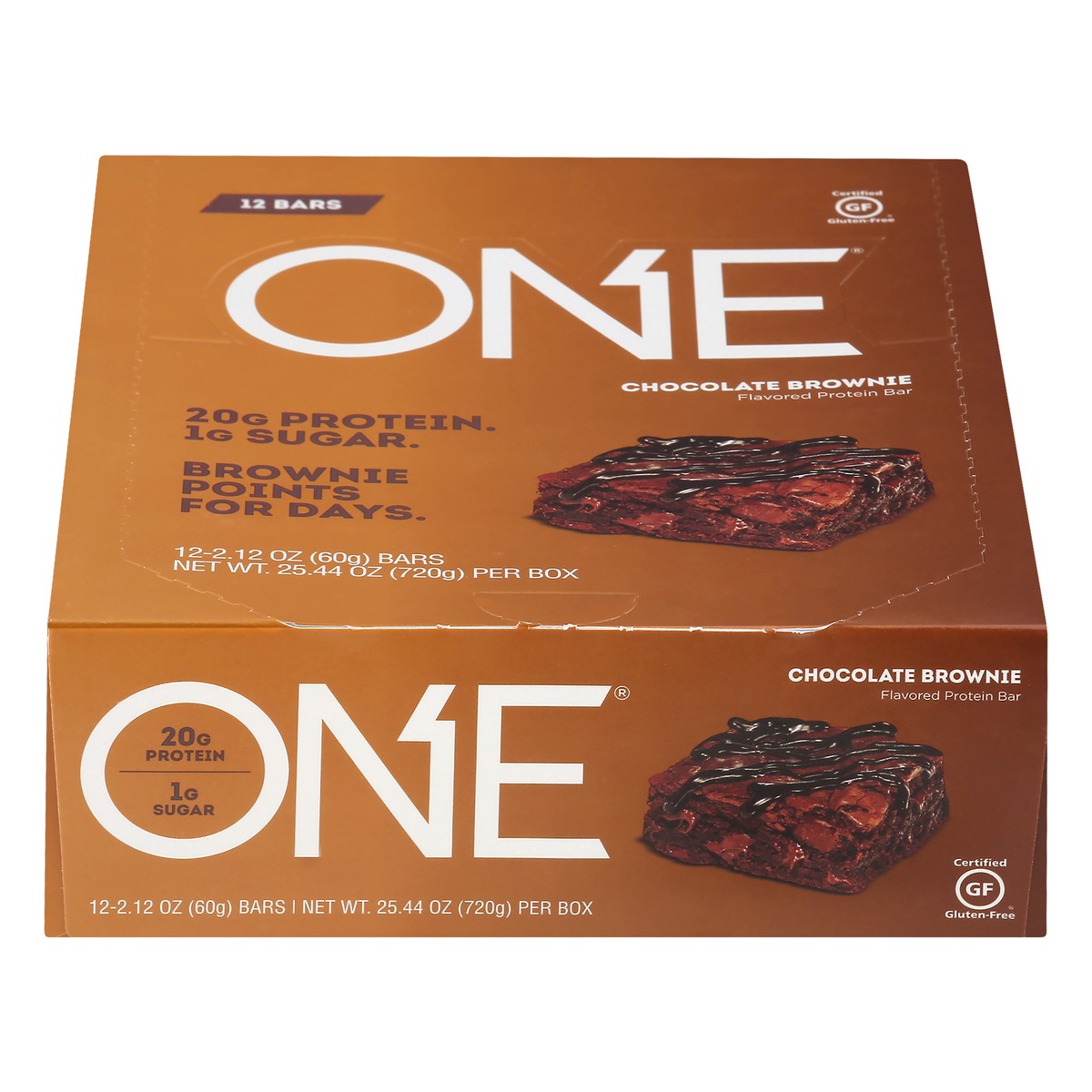 slide 1 of 13, ONE Chocolate Brownie Flavored Protein Bar 12 ea, 12 ct