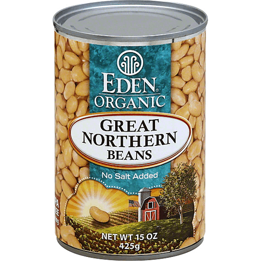 slide 2 of 3, Eden Organic Great Northern Beans, 15 oz