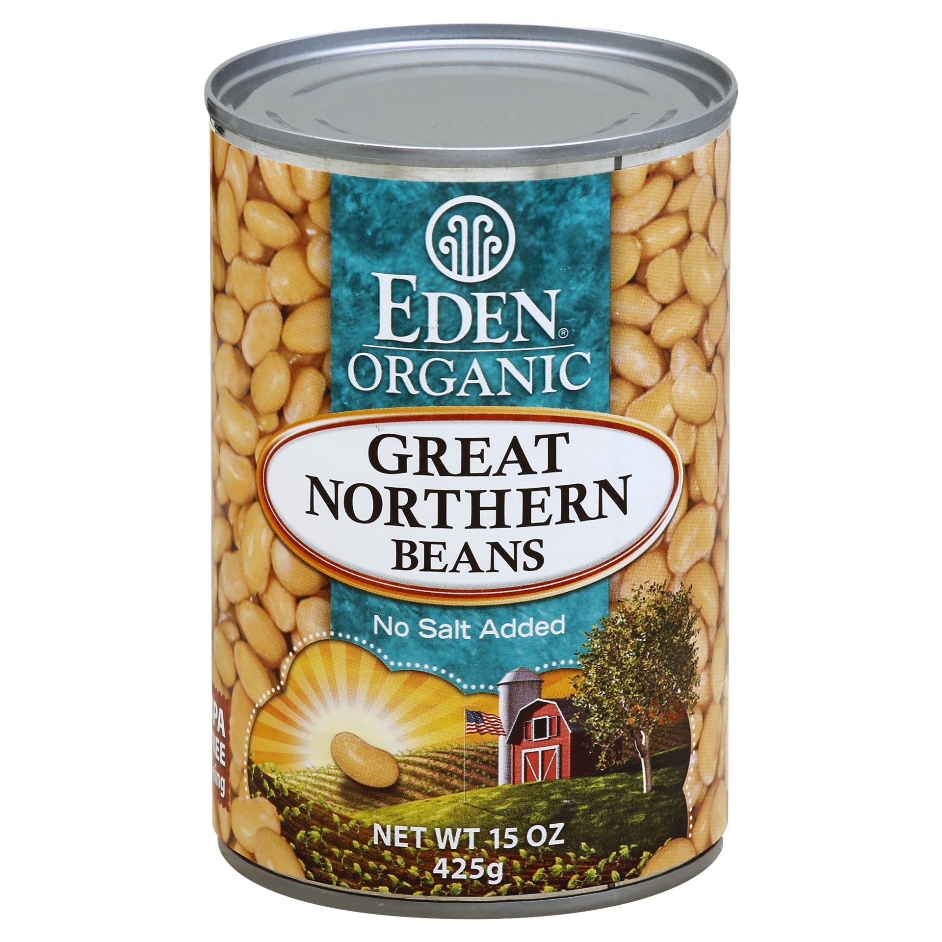 slide 1 of 3, Eden Organic Great Northern Beans, 15 oz