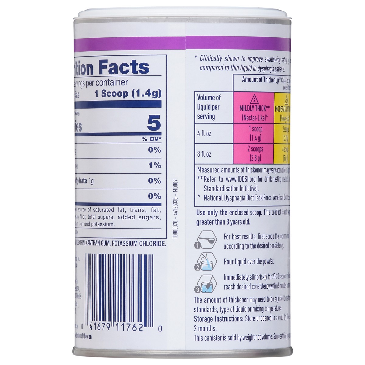 slide 9 of 14, THICKENUP CLEAR Unflavored, 4.41 oz