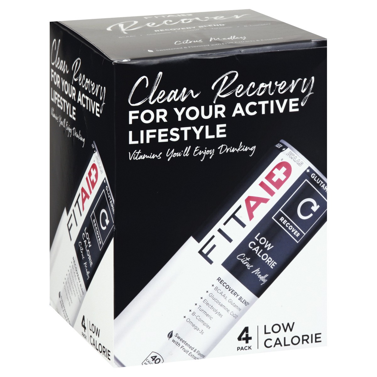 slide 8 of 10, LIFEAID Fit Aid Recover Drink, 4 ct; 12 fl oz