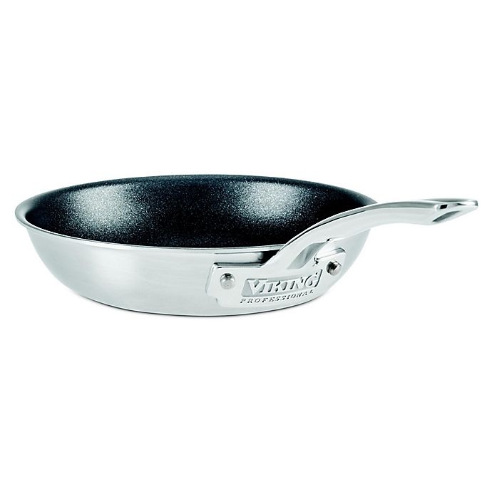 slide 1 of 1, Viking Professional Nonstick 5-Ply Stainless Steel Fry Pan, 8 in