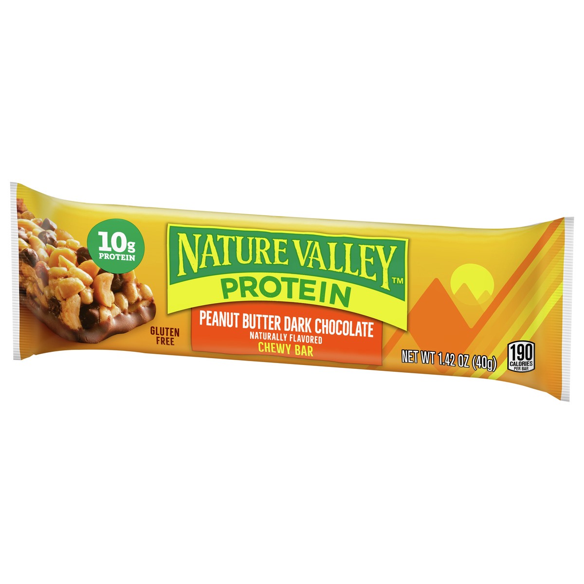 slide 3 of 9, Nature Valley(tm) Peanut Butter Dark Chocolate Protein Chewy Bars, 1.42 oz