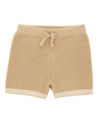 Oshkosh Baby Sweater Knit Short Tan 24M