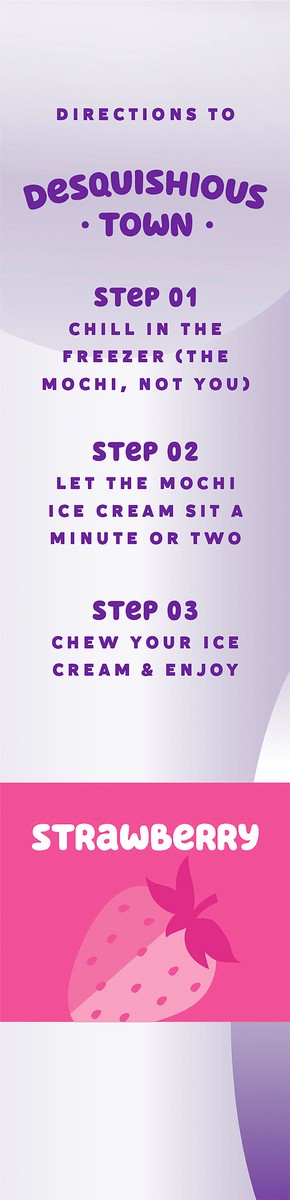 slide 4 of 9, My/Mochi Non-Dairy Frozen Dessert Strawberry, 6-Pack, 6 ct; 1.5 oz