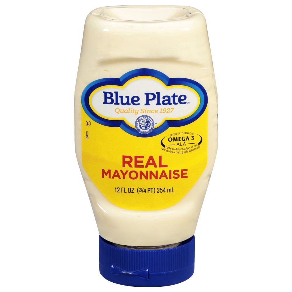 slide 1 of 2, Blue Plate Real Mayonnaise, 12 oz