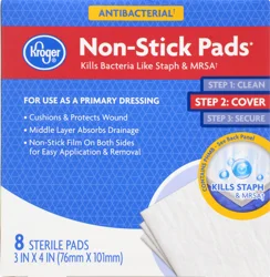 Kroger Antibacterial Non-Stick Pads
