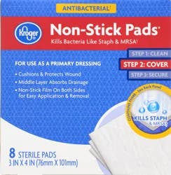 Kroger Antibacterial Non-Stick Pads