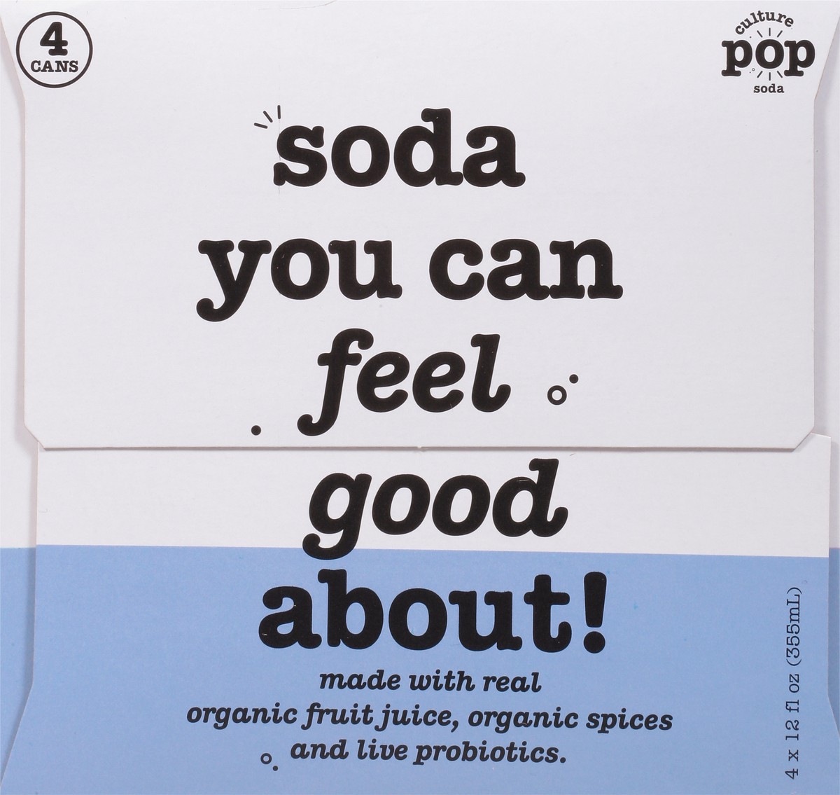 slide 11 of 14, Culture Pop Wild Berries Basil & Lime Probiotic Soda - 4 ct, 4 ct; 12 fl oz