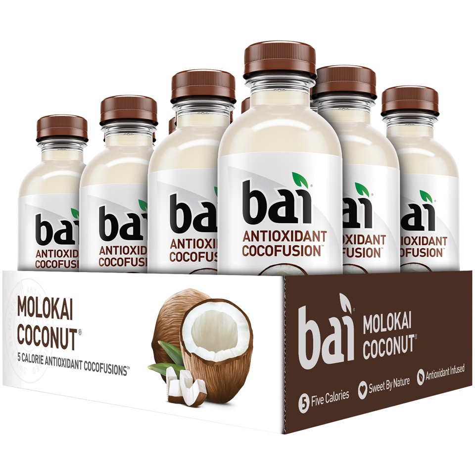slide 2 of 3, Bai Cocofusions Molokai Coconut Antioxidant Infused Beverage, 18 oz