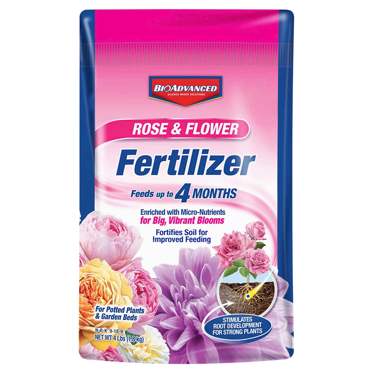 slide 1 of 1, Bayer Rose & Flower Fertilizer., 4 lb