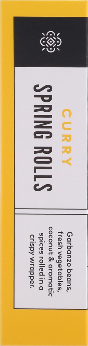 slide 2 of 9, Lucky Foods Curry Spring Rolls 4 ea, 4 ct