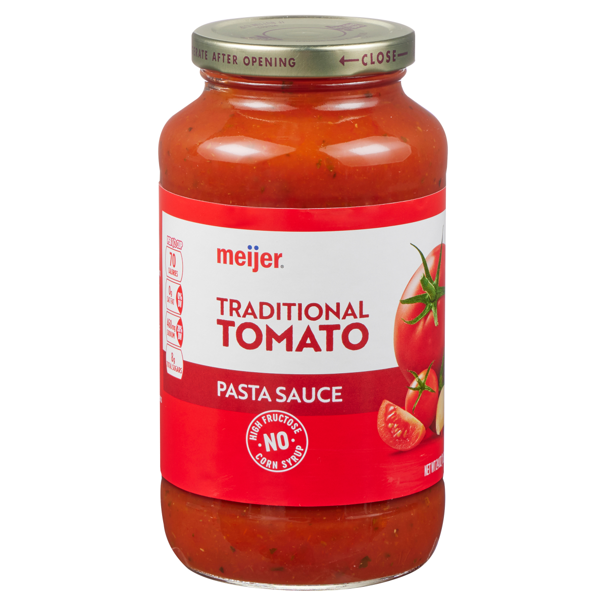 slide 3 of 17, Meijer Traditional Tomato Sauce, 24 oz