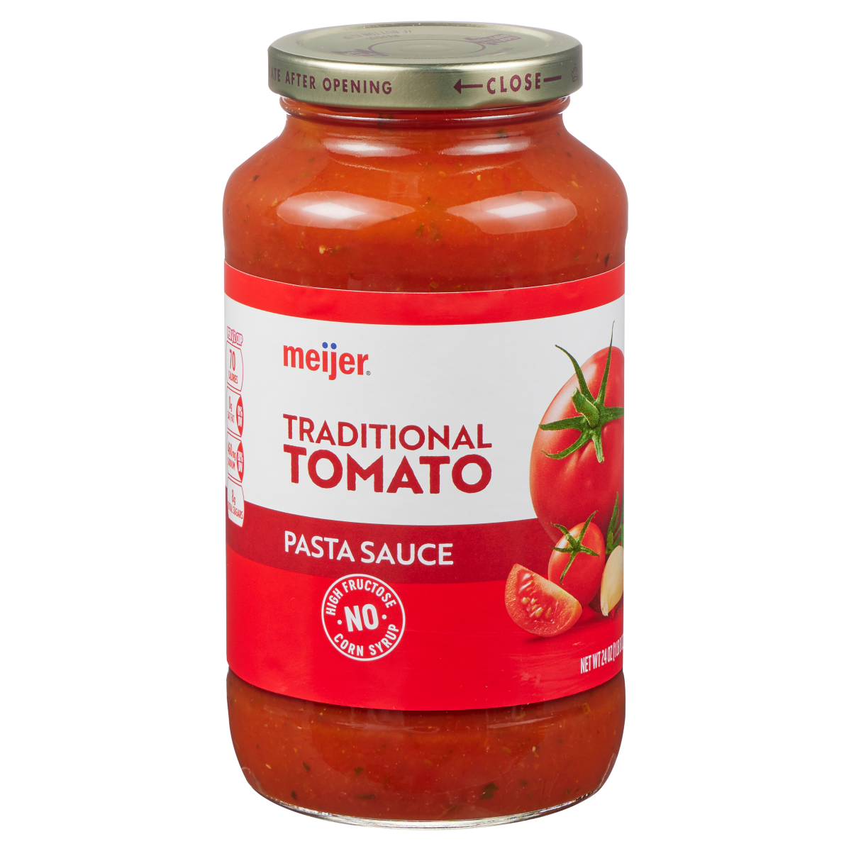 slide 1 of 17, Meijer Traditional Tomato Sauce, 24 oz