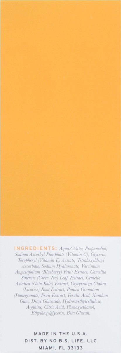 slide 9 of 9, No B.S. Vitamin C + E Serum, 1 oz
