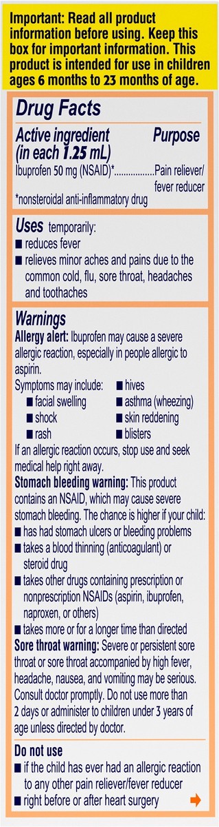 slide 3 of 11, Motrin Infants' Original Berry Flavor Pain Reliever & Fever Reducer Drops, 1 fl oz
