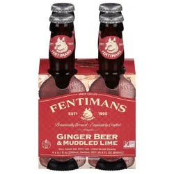 Fentimans Ginger Beer & Lime 4 Pack