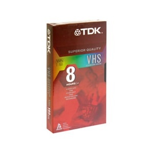 slide 1 of 1, TDK T-160 Standard Grade 8 Hours VHS Videotape, 1 ct