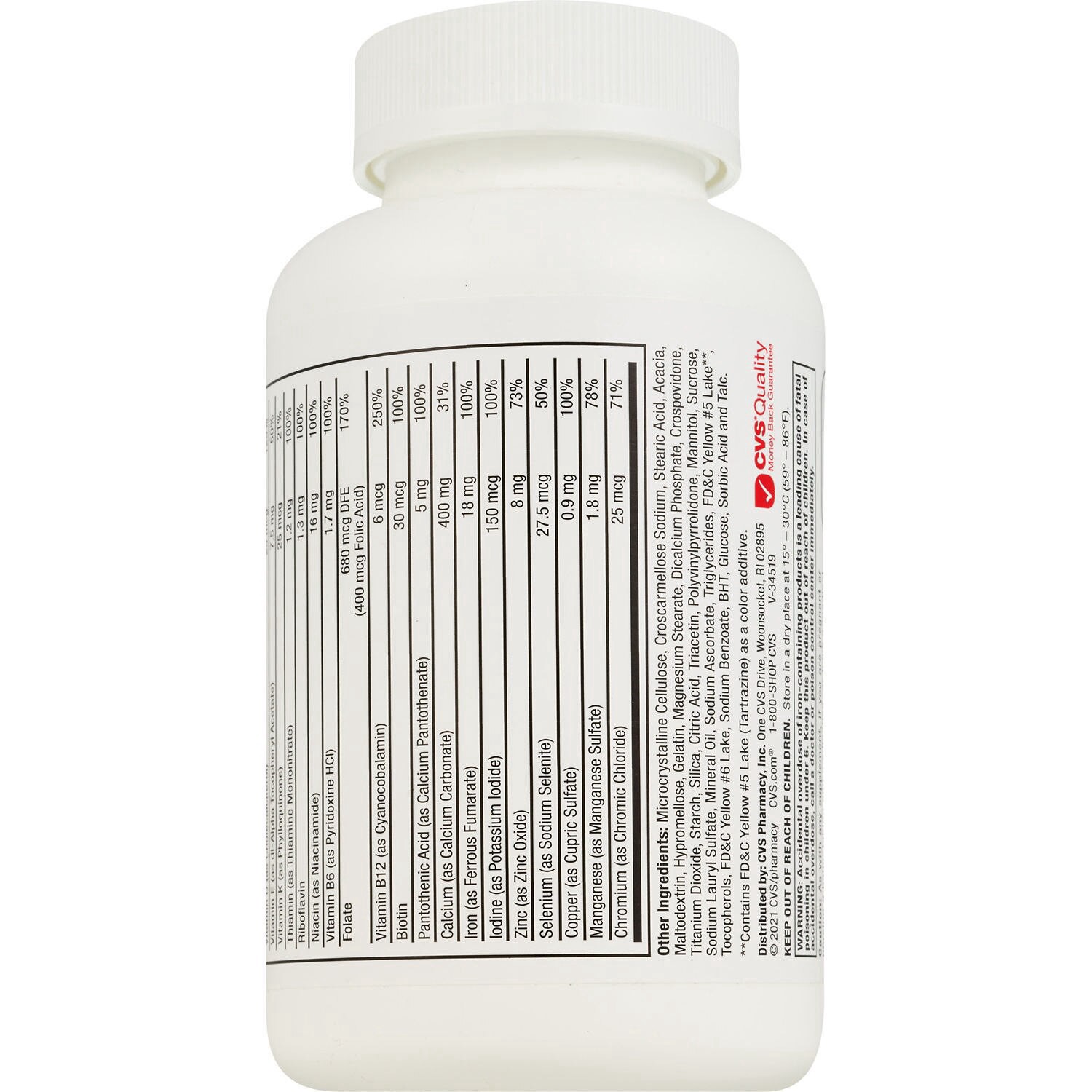 slide 4 of 6, Cvs Women's Formula Multivitamin Caplets, 200 Ct, 200 ct