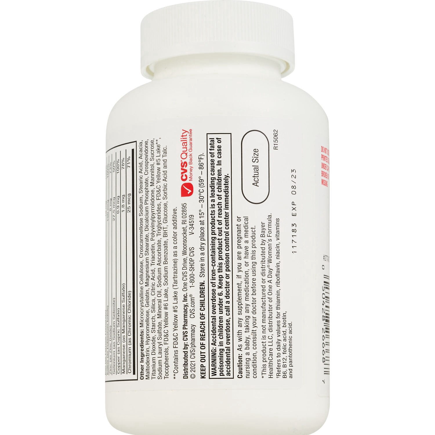 slide 5 of 6, Cvs Women's Formula Multivitamin Caplets, 200 Ct, 200 ct