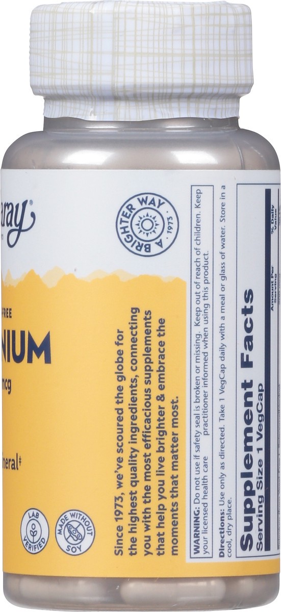 slide 11 of 12, Solaray Yeast-free Selenium 200 Mcg, 1 ct