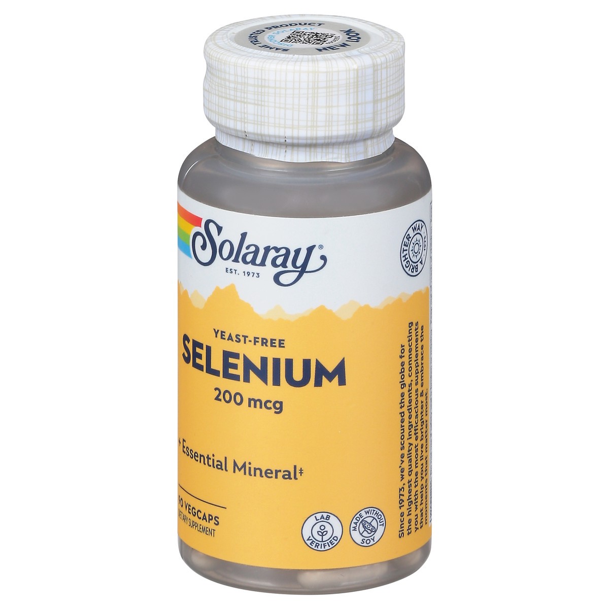 slide 8 of 12, Solaray Yeast-free Selenium 200 Mcg, 1 ct