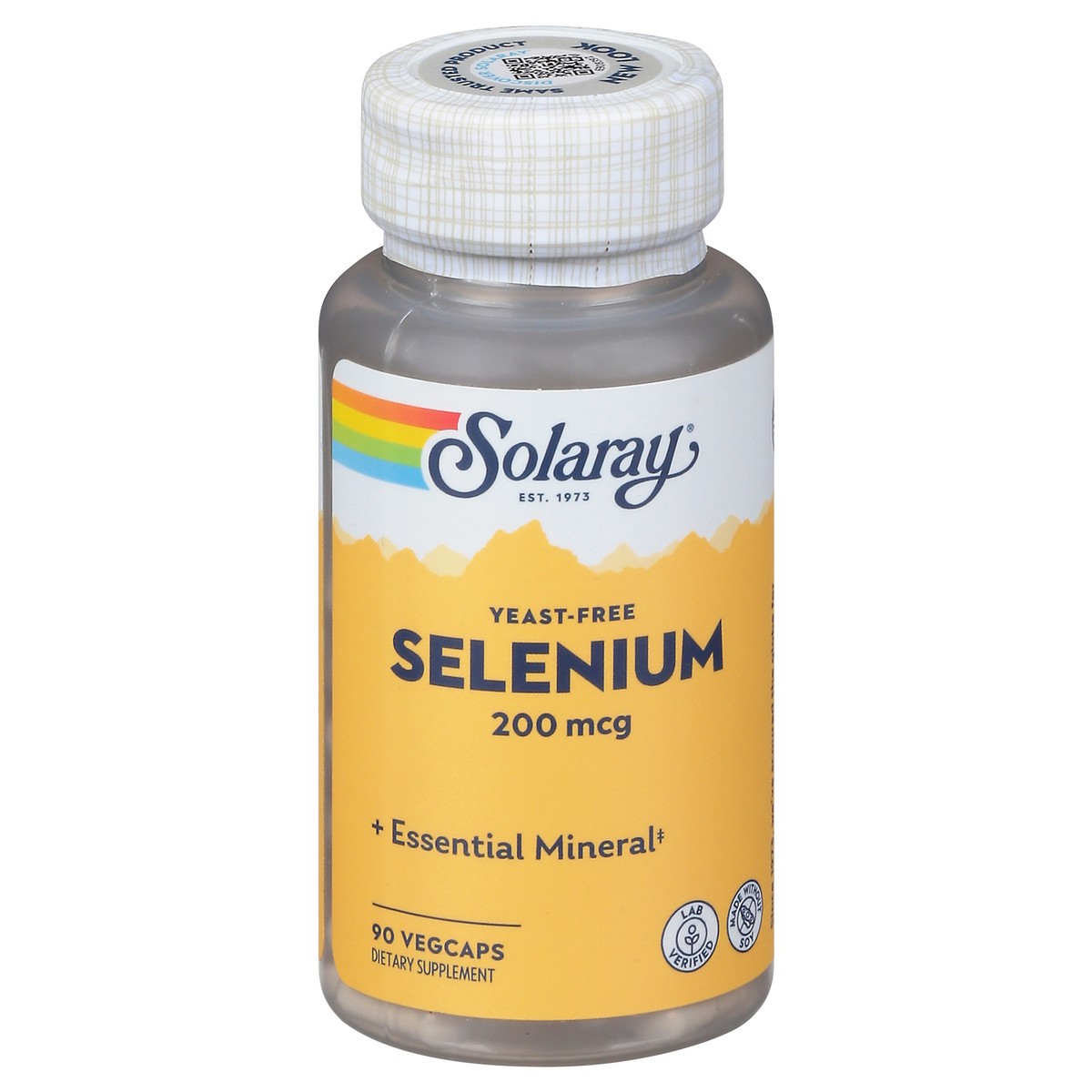 slide 1 of 12, Solaray Yeast-free Selenium 200 Mcg, 1 ct