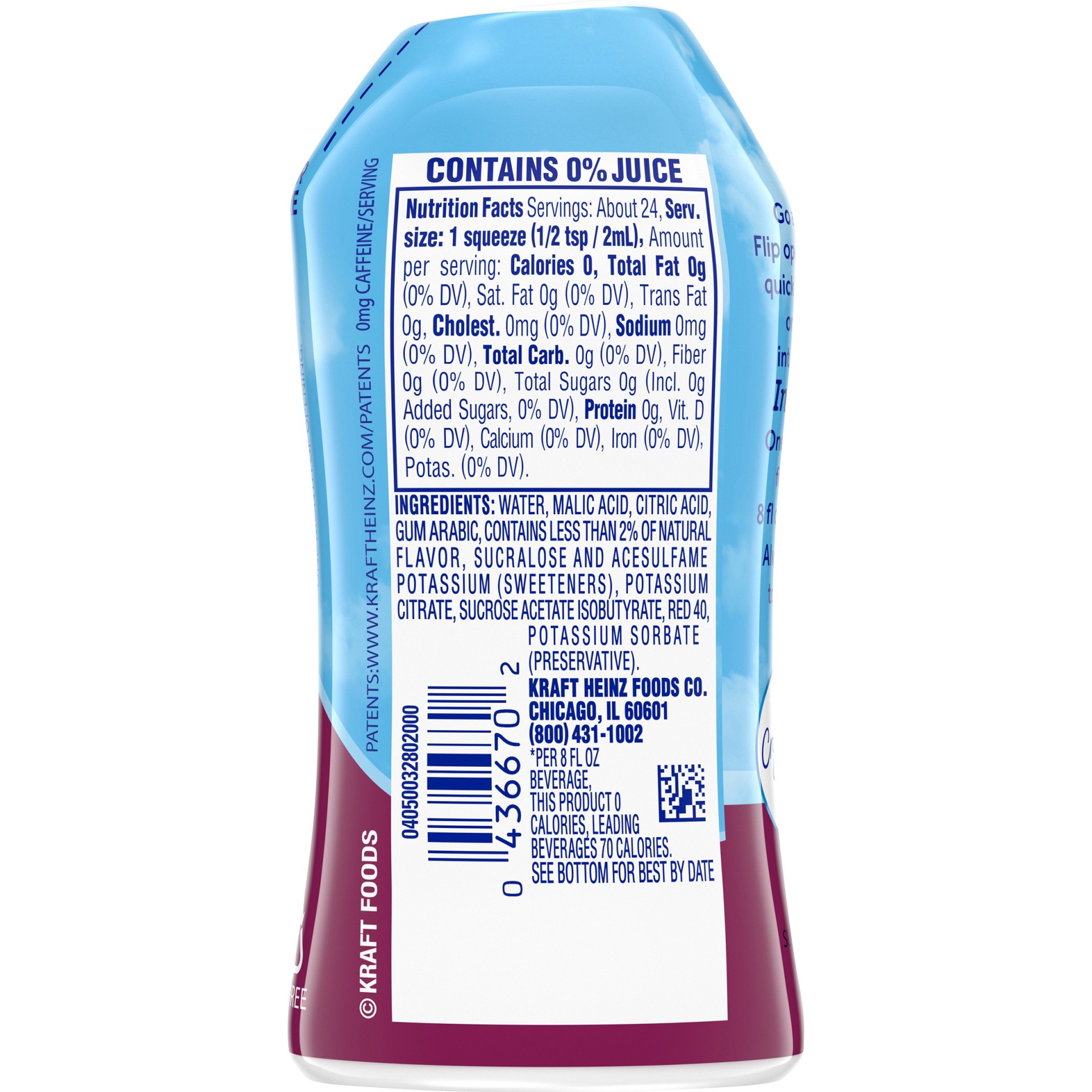 slide 2 of 8, Crystal Light Sugar Free Calorie Free Black Cherry Lime Liquid Drink Mix, Caffeine Free Bottle - 1.62 oz, 1.62 oz