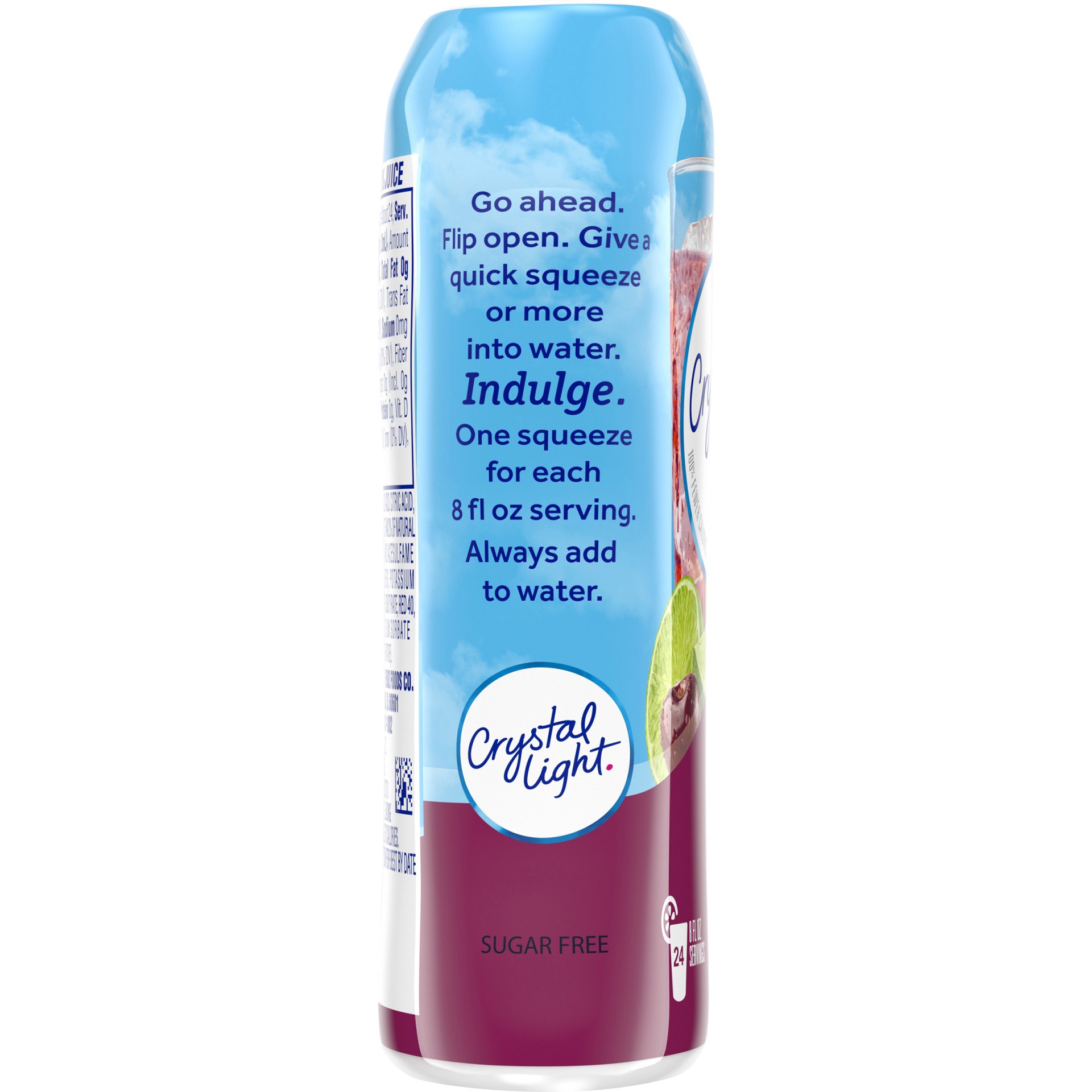 slide 4 of 8, Crystal Light Sugar Free Calorie Free Black Cherry Lime Liquid Drink Mix, Caffeine Free Bottle - 1.62 oz, 1.62 oz