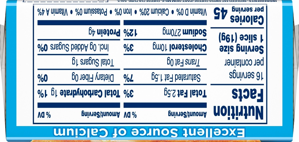 slide 6 of 10, Kraft Singles Swiss Cheese Slices with 2% Milk, 16 ct Pack, 16 ct