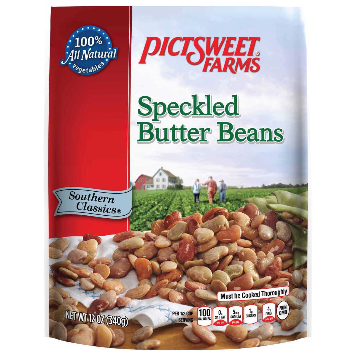 slide 1 of 3, PictSweet Farms Speckled Butter Beans, Southern Classics - 12 oz, 12 oz