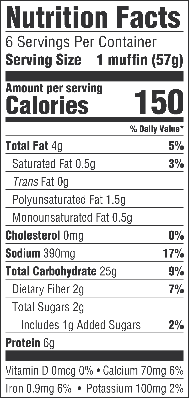 slide 2 of 5, Bays Multi-Grain English Muffins, 6 count, 12 oz, 6 ct