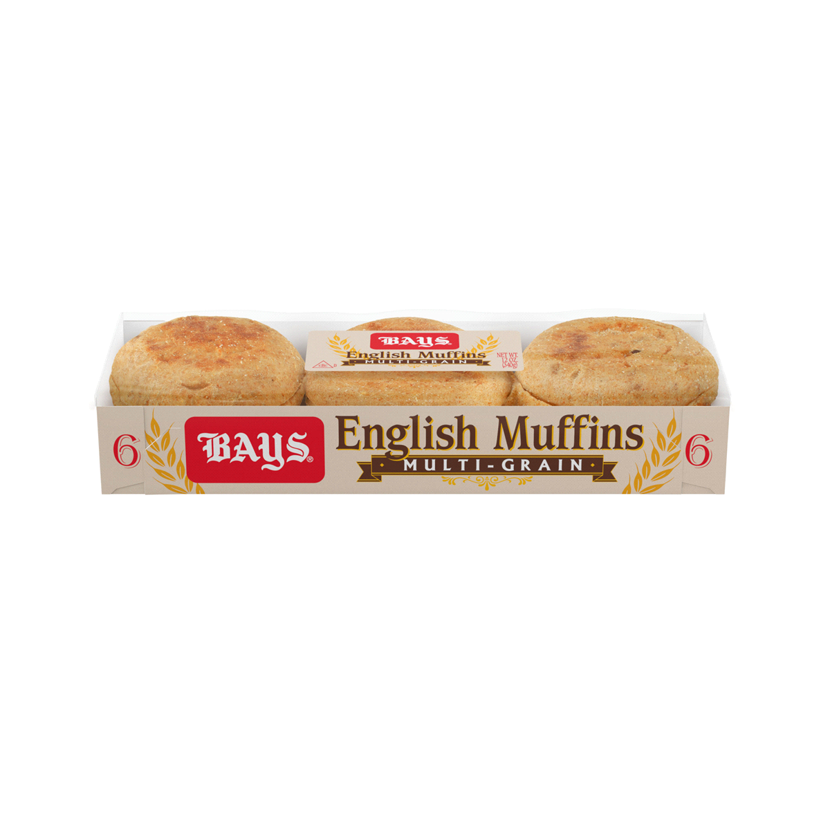 Bays Multigrain English Muffins 6 Ct 12 Oz 6 ct Shipt