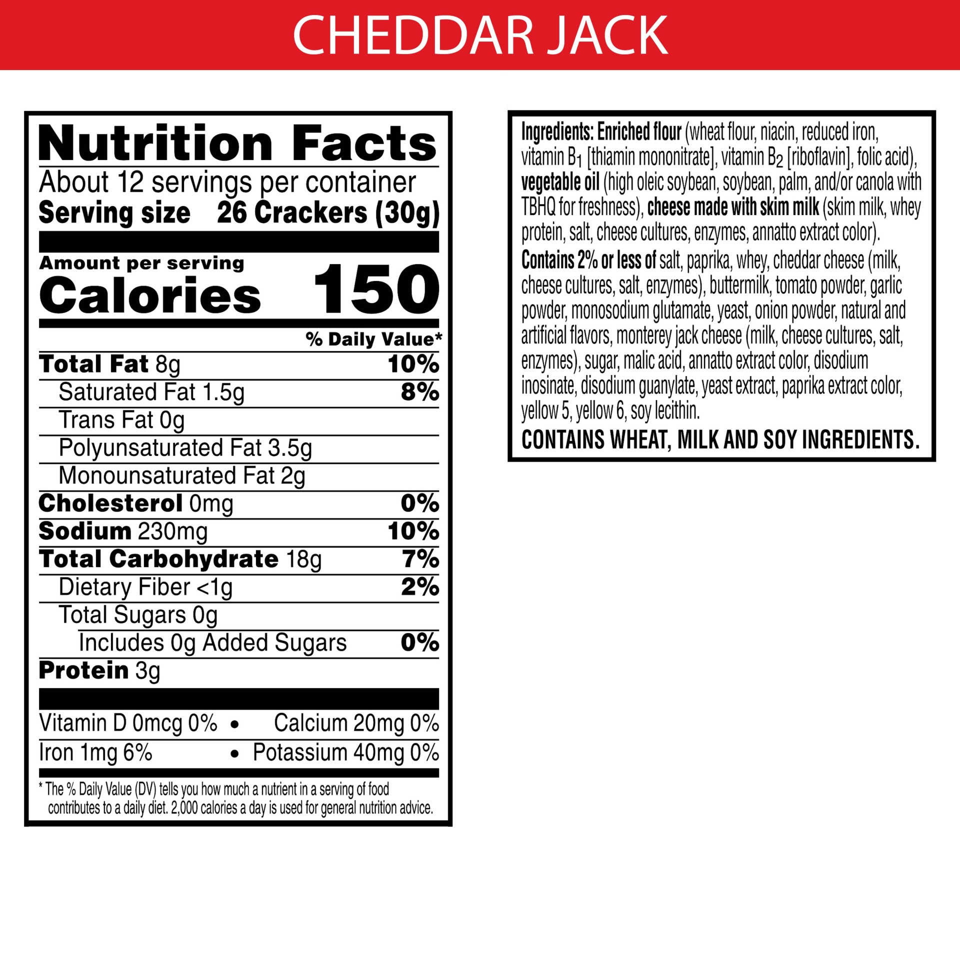 slide 3 of 7, Cheez-It Cheese Crackers, Baked Snack Crackers, Cheddar Jack, 12.4 oz