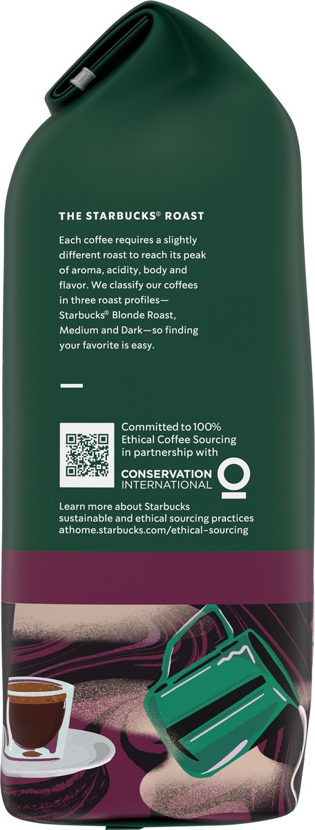 slide 7 of 9, Starbucks Whole Bean Coffee, Dark Roast Coffee, Espresso Roast, 100% Arabica, 1 bag (12 oz), 12 oz