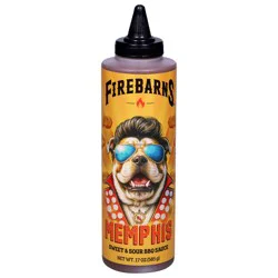 Firebarns Sweet & Sour Memphis BBQ Sauce 17 oz