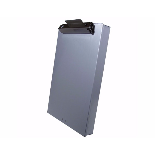 slide 1 of 2, Office Depot Brand Aluminum Form Holder Storage Clipboard, Letter/A4 Size, Silver, 1 ct
