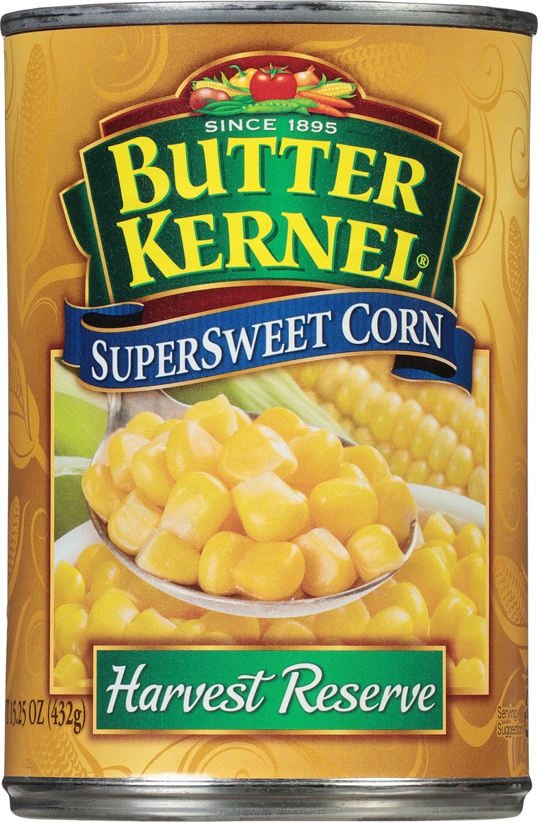slide 9 of 9, Butter Kernel Supersweet Corn, 15.25 Ounce, 15 oz