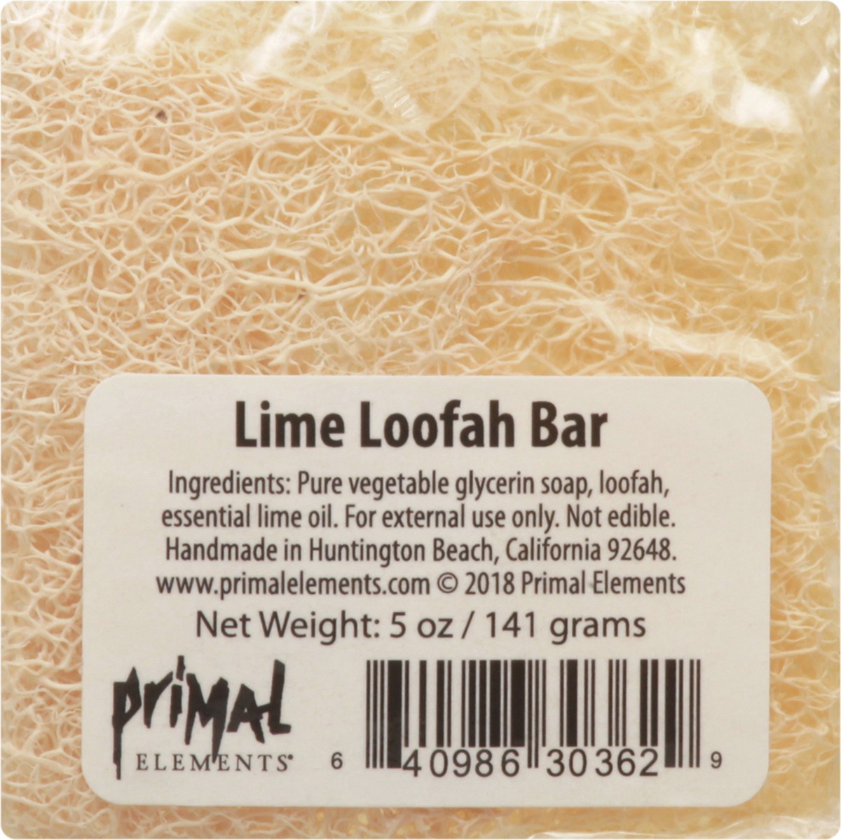 slide 8 of 12, Primal Elements Lime Loofah Bar 5 oz, 5 oz
