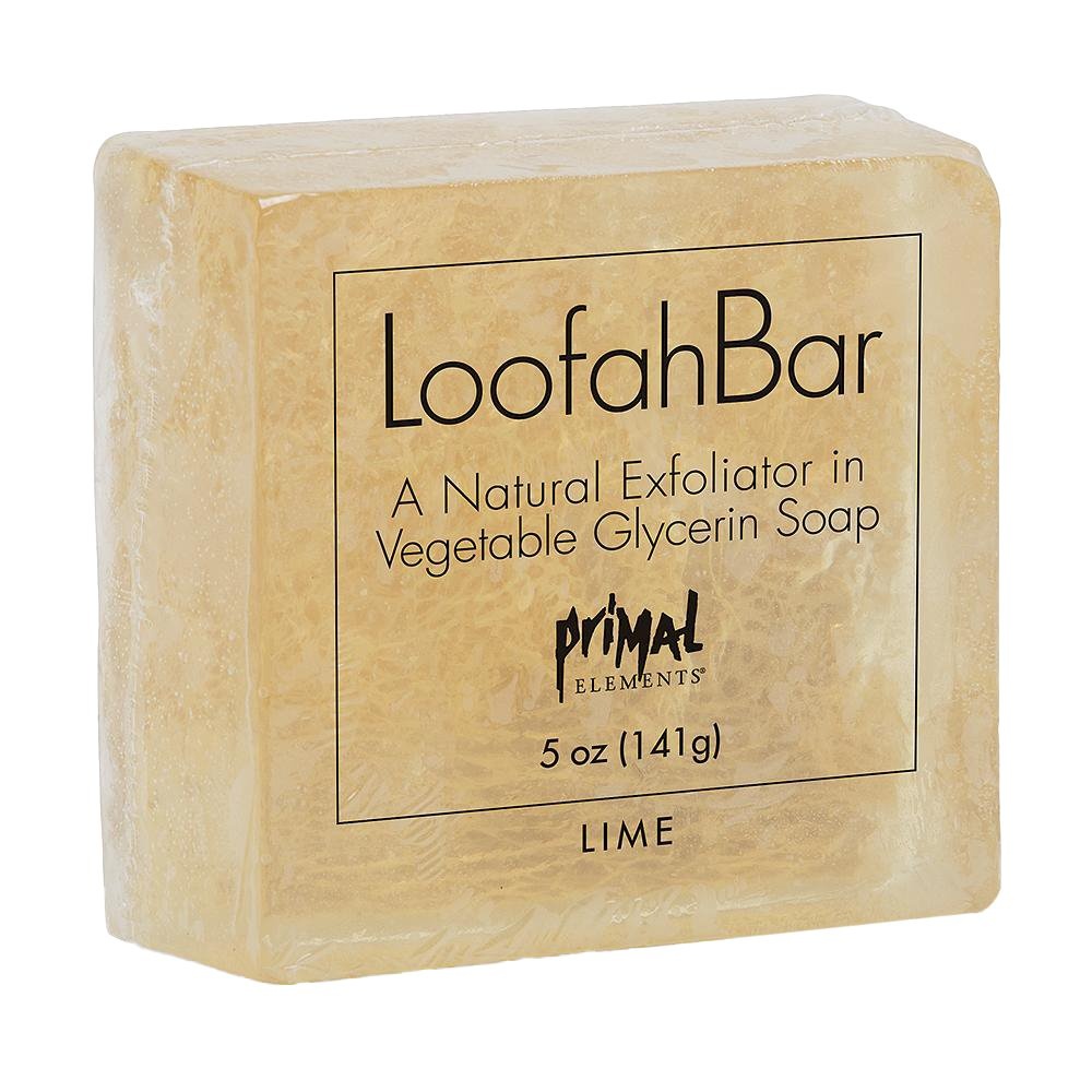 slide 1 of 1, Primal Elements Lime Loofah Bar Soap, 5 oz