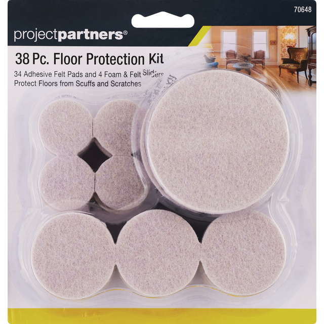 slide 1 of 1, Project Partners Felt Pads, 38 ct
