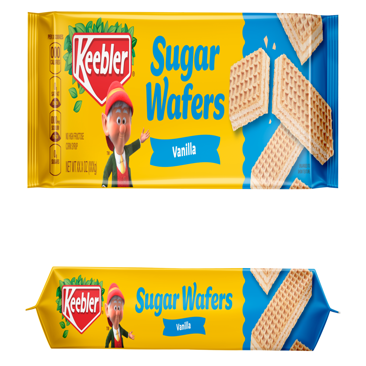 slide 1 of 1, KEEBLER Sugar Wafers Vanilla, Pantry Pack, 8.8oz / 249g, 8.8 oz