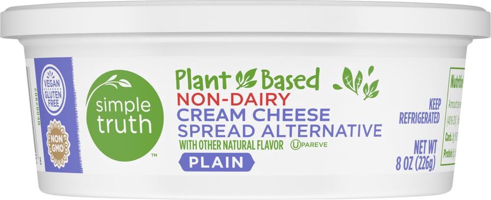 slide 4 of 5, Simple Truth Non-Dairy Cream Cheese, 8 oz
