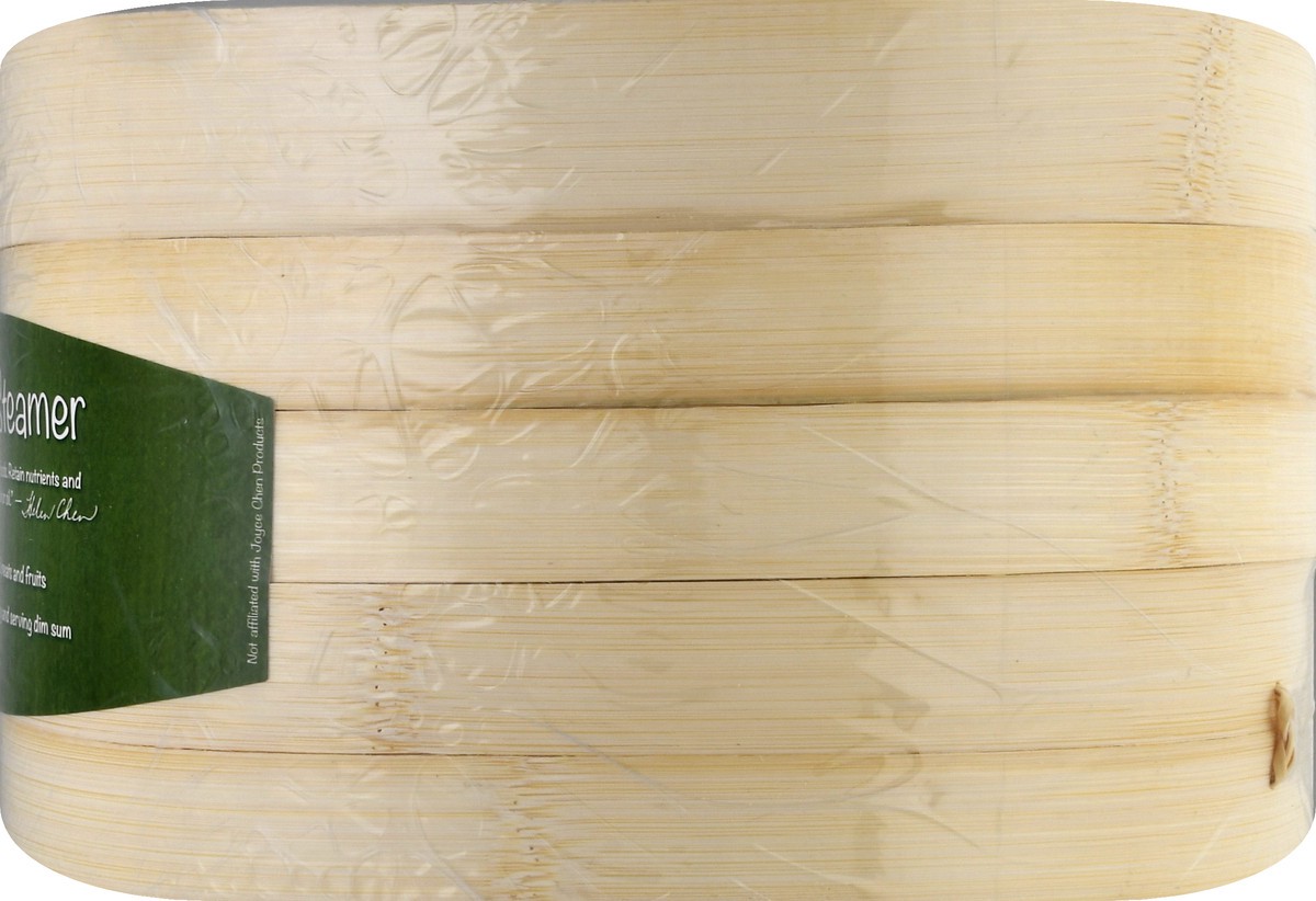 slide 9 of 9, Helen's Asian Kitchen 10 Inch Bamboo Steamer Set 1 ea, 1 ct