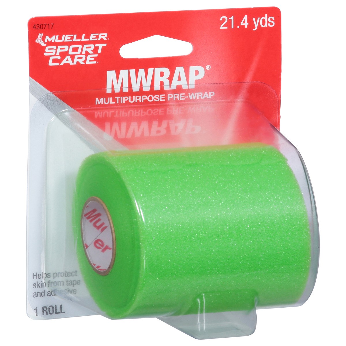 slide 9 of 9, Mueller Sport Care Lime Green MWrap Multi-Purpose Pre-Wrap 1 ea, 1 ct
