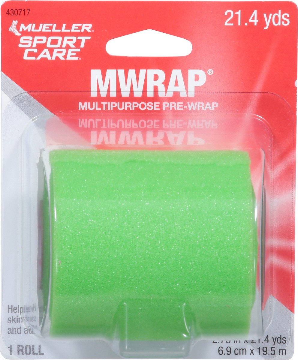 slide 6 of 9, Mueller Sport Care Lime Green MWrap Multi-Purpose Pre-Wrap 1 ea, 1 ct