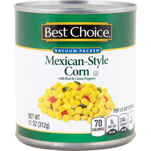 slide 1 of 1, Best Choice Mexican Style Corn, 11 oz