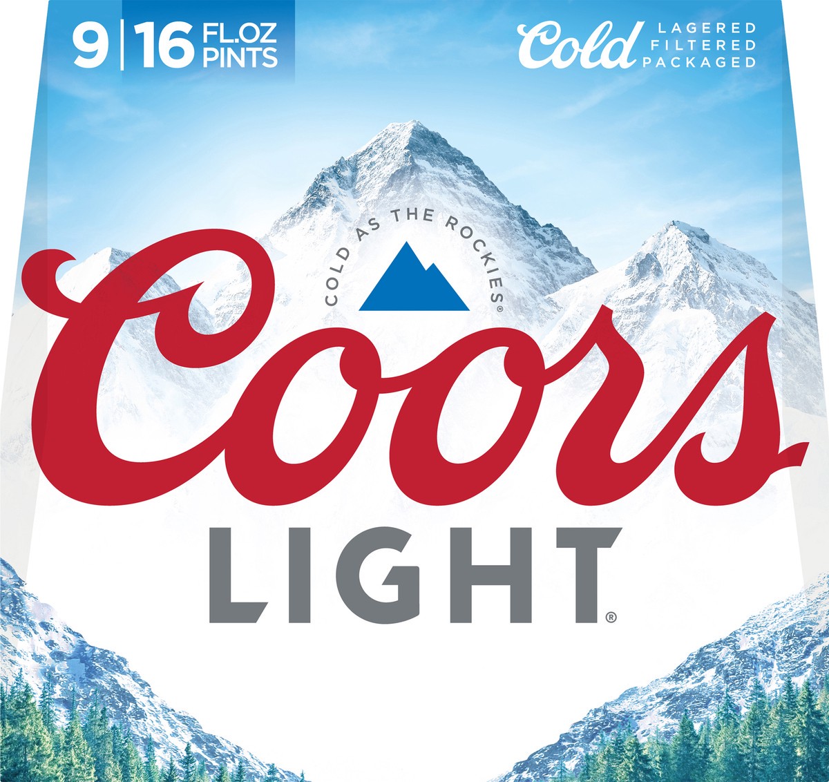 slide 1 of 5, Coors Light 9 Pack Aluminum Bottles, 9 ct; 16 oz