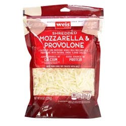 Weis Quality Mozzarella and Provolone Shredded Cheese