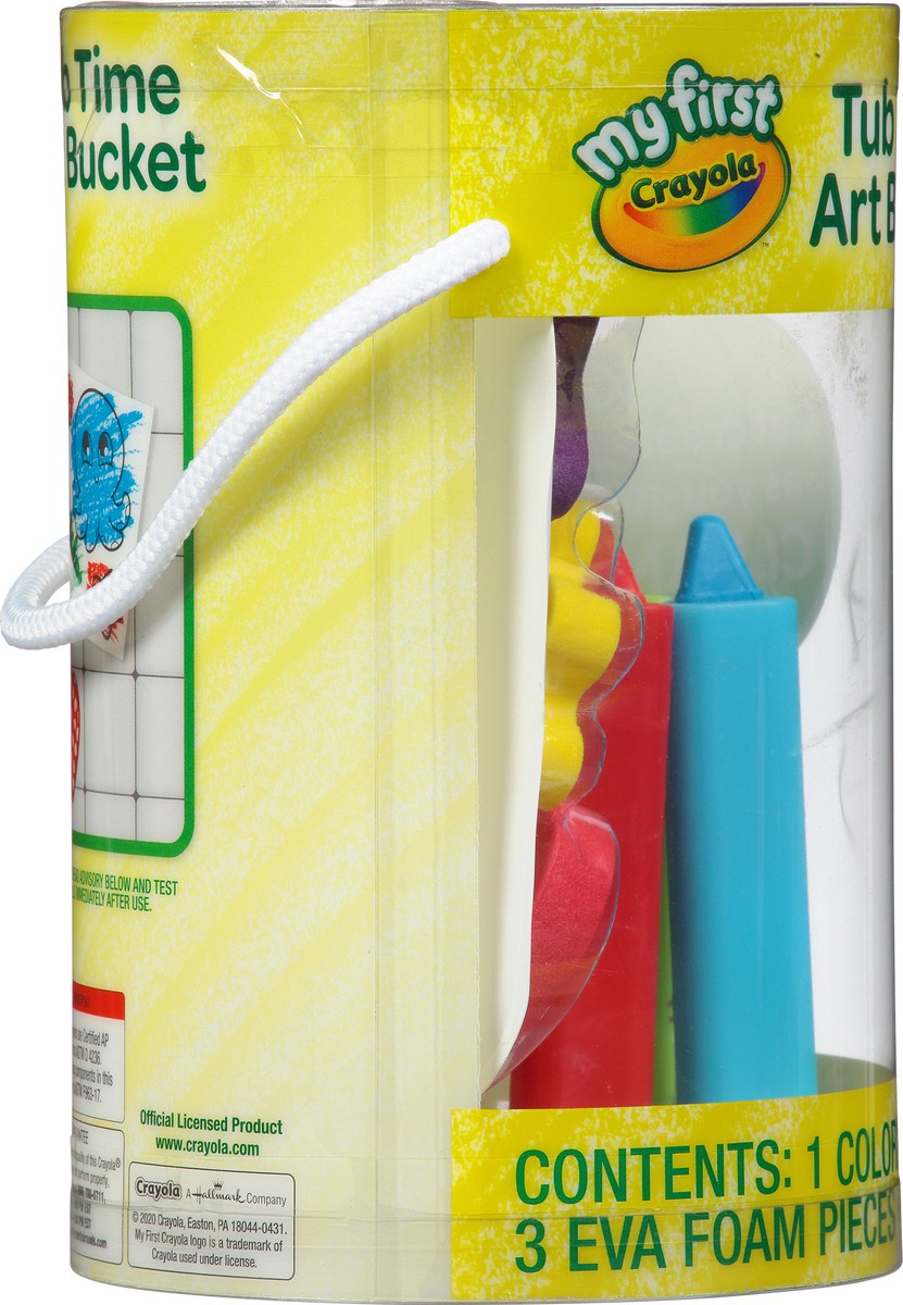 slide 4 of 12, Crayola Tub Time Art Bucket 7 pc, 1 ea